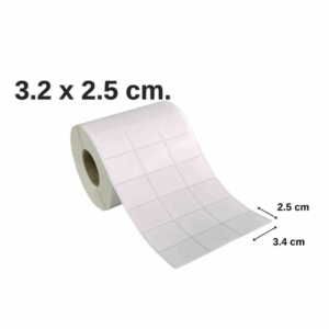 Sticker DirectThermal 3.2(W.)x 2.5 (H)cm.